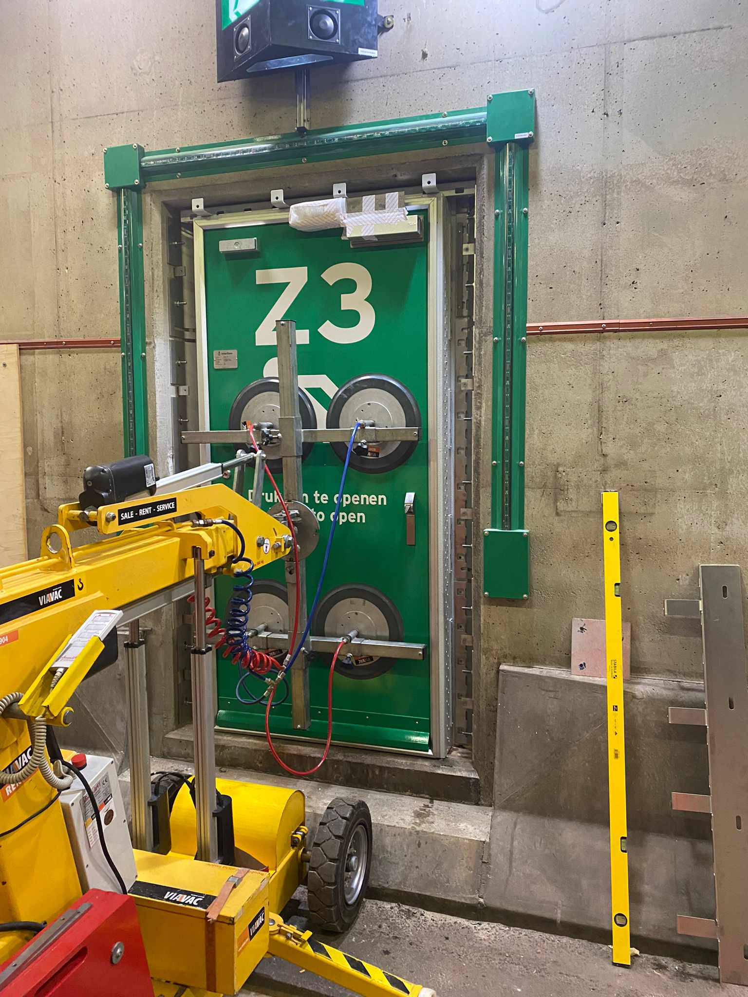 InterDam installs the first RWS approved tunnel door